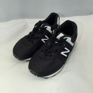 New Balance Kids' Black and White Sneakers